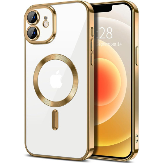 Techsuit - Luxury Crystal MagSafe - iPhone 12 - Gold
