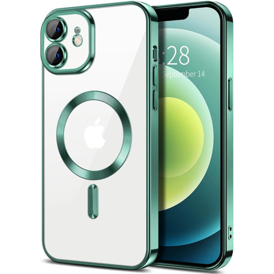 Techsuit - Luxury Crystal MagSafe - iPhone 12 - Light Green