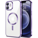 Techsuit - Luxury Crystal MagSafe - iPhone 12 - Light Purple