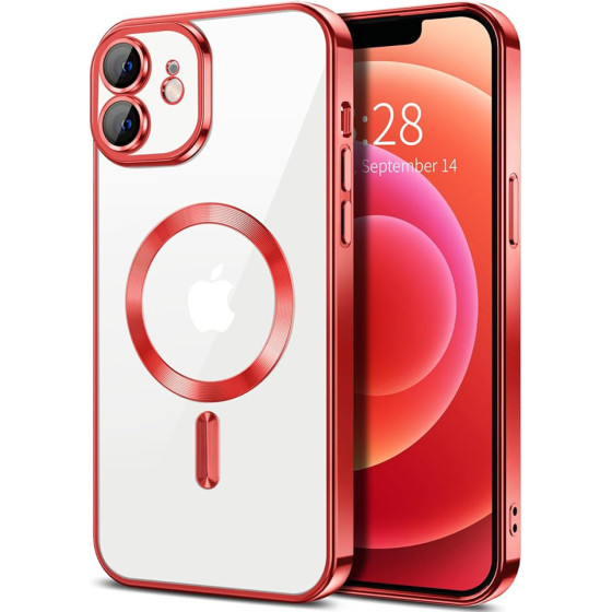 Techsuit - Luxury Crystal MagSafe - iPhone 12 - Red
