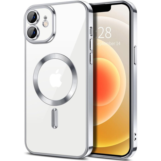 Techsuit - Luxury Crystal MagSafe - iPhone 12 - Silver