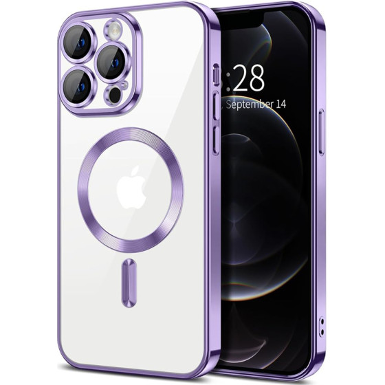 Techsuit - Luxury Crystal MagSafe - iPhone 12 Pro - Light Purple