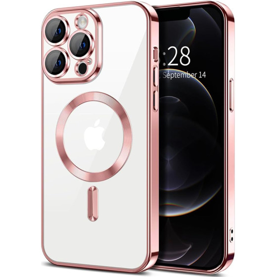 Techsuit - Luxury Crystal MagSafe - iPhone 12 Pro - Pink