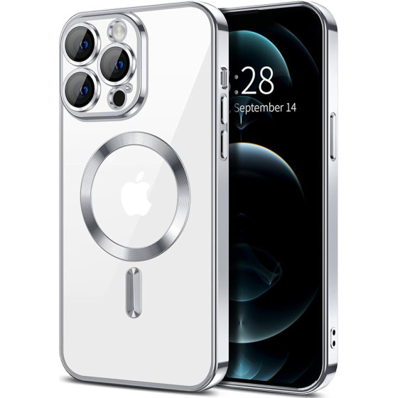 Techsuit - Luxury Crystal MagSafe - iPhone 12 Pro - Silver