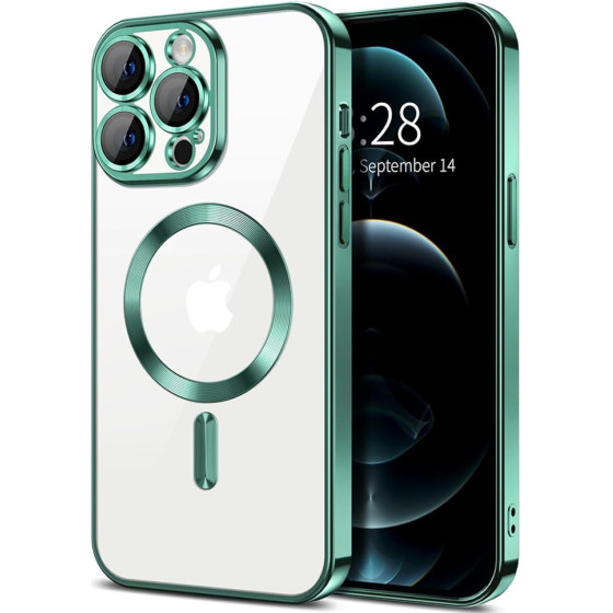 Techsuit - Luxury Crystal MagSafe - iPhone 12 Pro Max - Light Green
