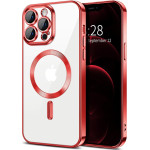 Techsuit - Luxury Crystal MagSafe - iPhone 12 Pro Max - Red