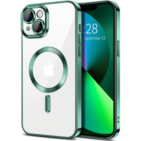 Techsuit - Luxury Crystal MagSafe - iPhone 13 - Light Green