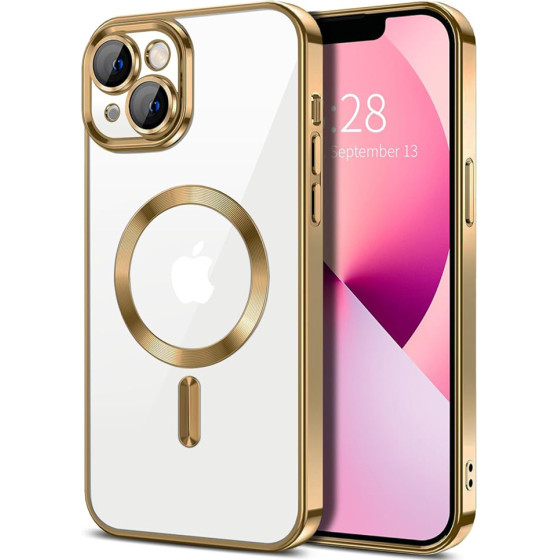 Techsuit - Luxury Crystal MagSafe - iPhone 13 - Gold