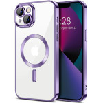 Techsuit - Luxury Crystal MagSafe - iPhone 13 - Light Purple