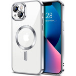 Techsuit - Luxury Crystal MagSafe - iPhone 13 - Silver