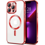 Techsuit - Luxury Crystal MagSafe - iPhone 13 Pro - Red