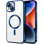 Techsuit - Luxury Crystal MagSafe - iPhone 14 - Deep Blue