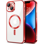 Techsuit - Luxury Crystal MagSafe - iPhone 14 - Red