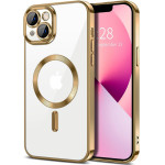 Techsuit - Luxury Crystal MagSafe - iPhone 14 Plus - Gold