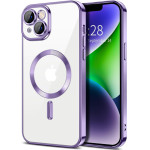 Techsuit - Luxury Crystal MagSafe - iPhone 14 Plus - Light Purple