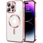 Techsuit - Luxury Crystal MagSafe - iPhone 14 Pro Max - Pink