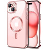 Techsuit - Luxury Crystal MagSafe - iPhone 15 - Pink