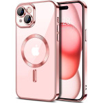 Techsuit - Luxury Crystal MagSafe - iPhone 15 - Pink