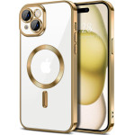 Techsuit - Luxury Crystal MagSafe - iPhone 15 - Gold