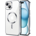 Techsuit - Luxury Crystal MagSafe - iPhone 15 - Silver