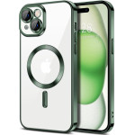 Techsuit - Luxury Crystal MagSafe - iPhone 15 Plus - Deep Green