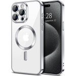 Techsuit - Luxury Crystal MagSafe - iPhone 15 Pro - Silver