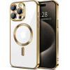 Techsuit - Luxury Crystal MagSafe - iPhone 15 Pro Max - Gold
