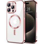 Techsuit - Luxury Crystal MagSafe - iPhone 15 Pro Max - Pink