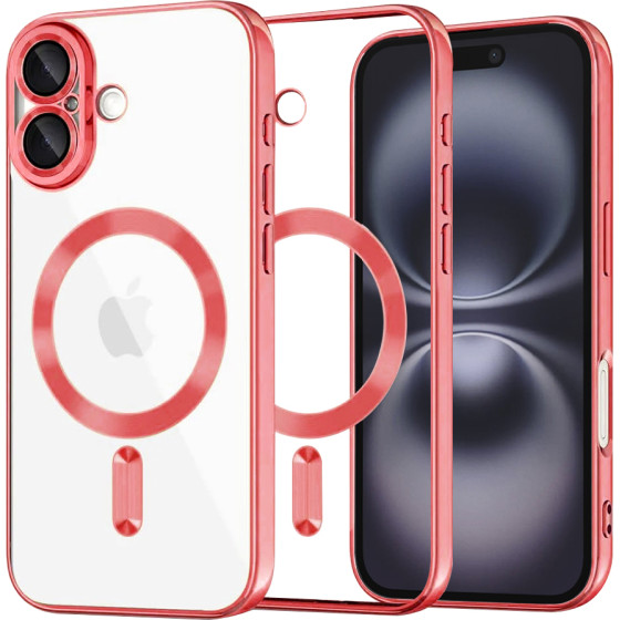 Techsuit - Luxury Crystal MagSafe - iPhone 16 - Red