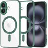 Techsuit - Luxury Crystal MagSafe - iPhone 16 Plus - Deep Green