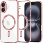 Techsuit - Luxury Crystal MagSafe - iPhone 16 Plus - Pink