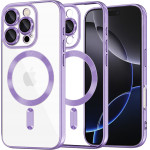 Techsuit - Luxury Crystal MagSafe - iPhone 16 Pro - Light Purple