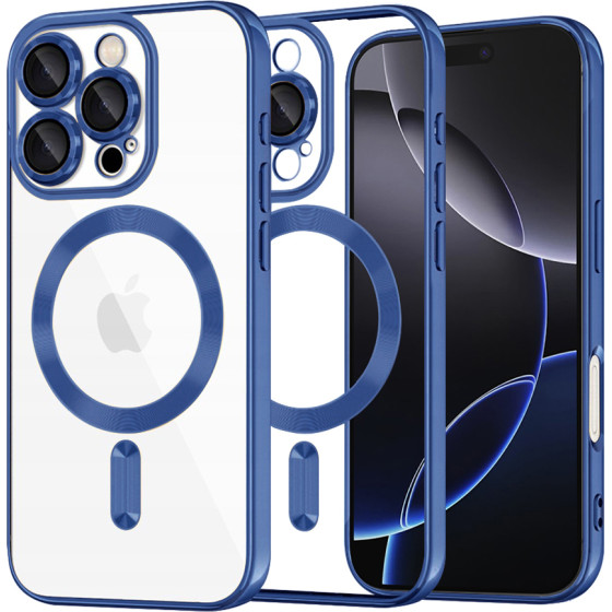 Techsuit - Luxury Crystal MagSafe - iPhone 16 Pro Max - Deep Blue