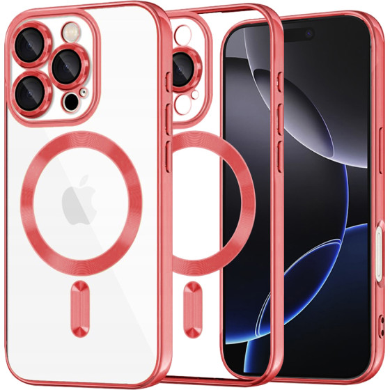 Techsuit - Luxury Crystal MagSafe - iPhone 16 Pro Max - Red