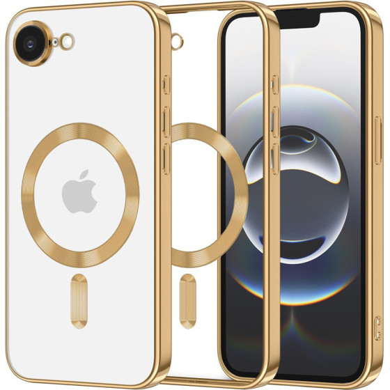 Techsuit - Luxury Crystal MagSafe - iPhone 16e - Gold