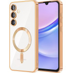 Techsuit - Luxury Crystal MagSafe - Samsung Galaxy A15 4G / A15 5G - Gold