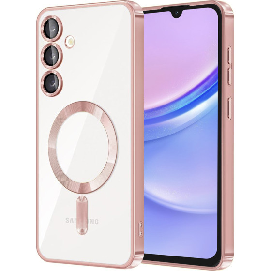 Techsuit - Luxury Crystal MagSafe - Samsung Galaxy A15 4G / A15 5G - Pink