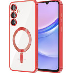 Techsuit - Luxury Crystal MagSafe - Samsung Galaxy A15 4G / A15 5G - Red
