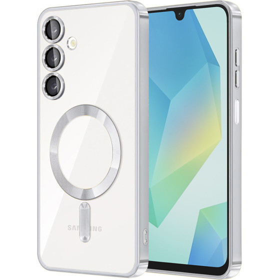 Techsuit - Luxury Crystal MagSafe - Samsung Galaxy A16 4G / A16 5G - Silver