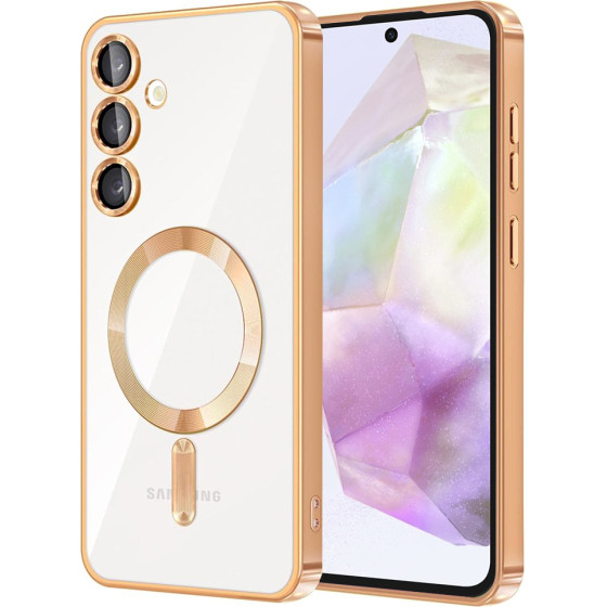 Techsuit - Luxury Crystal MagSafe - Samsung Galaxy A35 5G - Gold