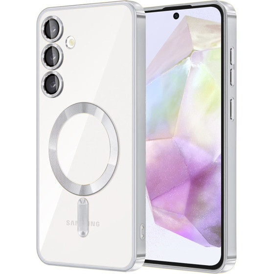 Techsuit - Luxury Crystal MagSafe - Samsung Galaxy A35 5G - Silver