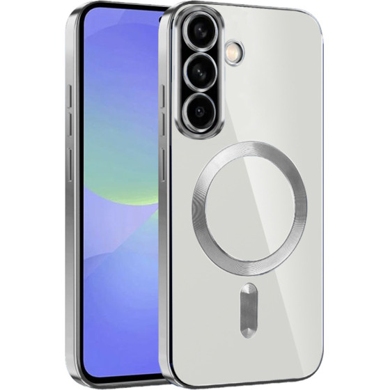 Techsuit - Luxury Crystal MagSafe - Samsung Galaxy A36 5G / A56 5G - Silver