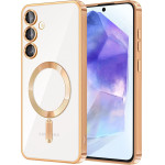 Techsuit - Luxury Crystal MagSafe - Samsung Galaxy A55 5G - Gold