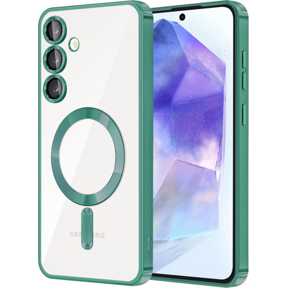 Techsuit - Luxury Crystal MagSafe - Samsung Galaxy A55 5G - Light Green