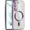 Techsuit - Luxury Crystal MagSafe - Samsung Galaxy S21 FE 5G - Light Purple