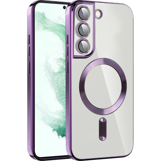Techsuit - Luxury Crystal MagSafe - Samsung Galaxy S21 FE 5G - Light Purple