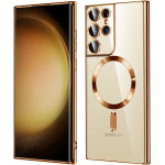 Techsuit - Luxury Crystal MagSafe - Samsung Galaxy S21 Ultra 5G - Gold