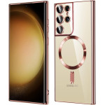 Techsuit - Luxury Crystal MagSafe - Samsung Galaxy S21 Ultra 5G - Pink