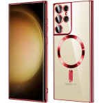 Techsuit - Luxury Crystal MagSafe - Samsung Galaxy S21 Ultra 5G - Red