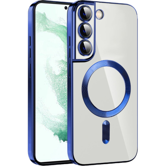 Techsuit - Luxury Crystal MagSafe - Samsung Galaxy S22 5G - Deep Blue